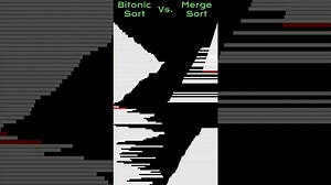 合并排序 vs bitonic排序_哔哩哔哩_bilibili