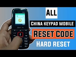 all china mobile hard reset |all china keypad mobile reset code