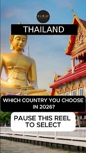 Which country will you land on in 2026? Pause the reel — that’s your next holiday! #2026