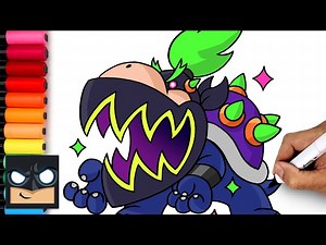 How To Draw Wonder Bowser | Super Mario Wonder - Videos For Kids