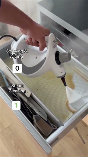 Steam cleaned my entire house and regret nothing #satisfying #cleaning #hack