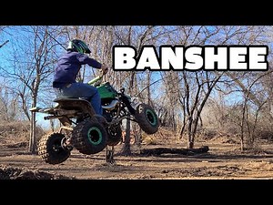 Learning How to Ride a Yamaha Banshee QUAD ATV