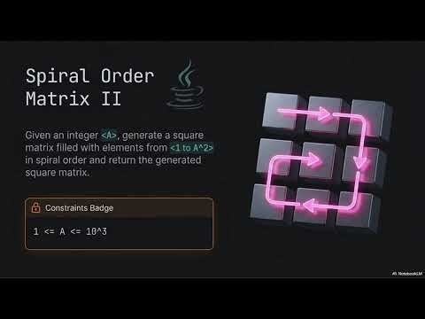 Day29 | P01-02 - Week05 | Spiral Order Matrix II | Add One To Number