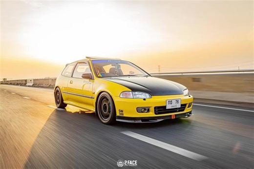 Customized Honda Civic EG6 Spoon in Thailand