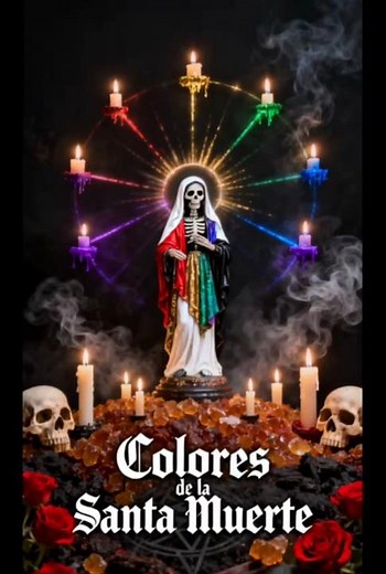El Significado de los Colores de la Santa Muerte: ¿Qué color te está llamando? 🕯️
