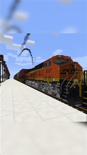 Fast BNSF Z-Train | Minecraft Immersive Railroading Railfanning (20)