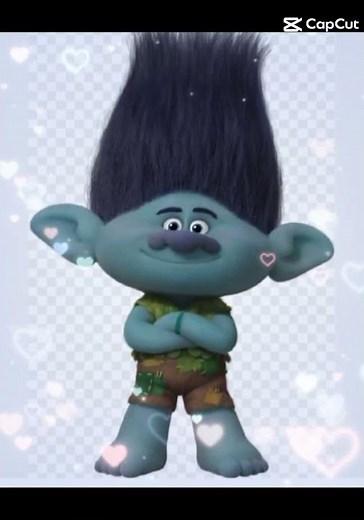 branch x poppy love broppy kiss #broppy #edit #trollshort #trolls3