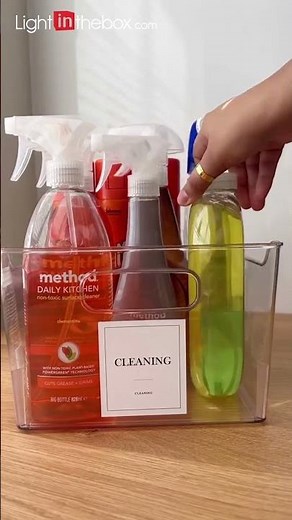 Plastic storage box-ZL#lightinthebox #storage #storagebox #classification #tidyhome #homerenovation