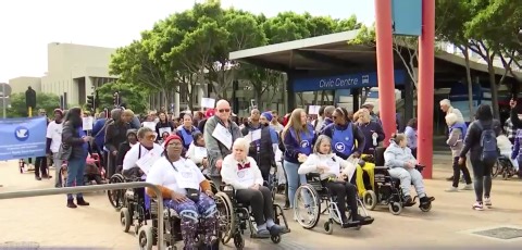 Protests over Dial-A-Ride funding cuts in Cape Town