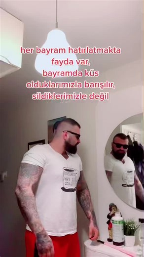 Personal Grooming Routine in a Modern Bathroom