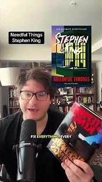 Needful Things by Stephen King #books #booktubetbr #booktube #horrorstories