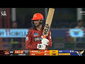 Abhishek Sharma batting highlights 75* runs (12) balls 6,6,6,6,6,6 highlights | SRH vs LSG IPL 2024