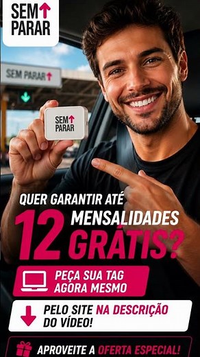 🛣️ How to Order Your Sem Parar Tag and Get Up to 12 Months Free Right Now!