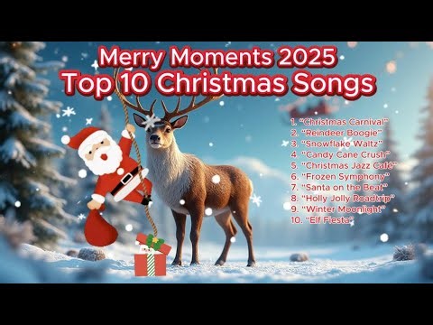 🌟 Merry Moments 2025 – Top 10 Christmas Songs | Best Holiday Hits & Christmas Mix 🎅🎶
