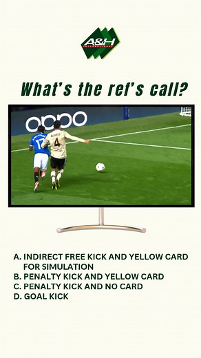 As the referee, what will be your call for this situation? 🧐 #WeAreReferees | A&H International - Referee Kit Suppliers