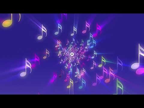 Purple Music Notes