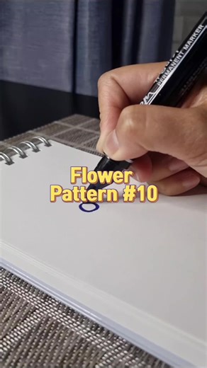 Beautiful Flower Patterns in Zendoodle Art