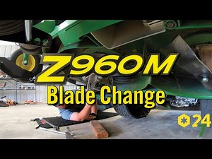 How to Change Blades on John Deere Z960M Zero Turn Mower
