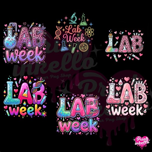 Lab Week Bundle PNG, Medical Lab Tech Clipart, MLT Sublimation Design, Laboratory Week Png, Lab Technician Shirt PNG, Lab Life Dtf - Etsy