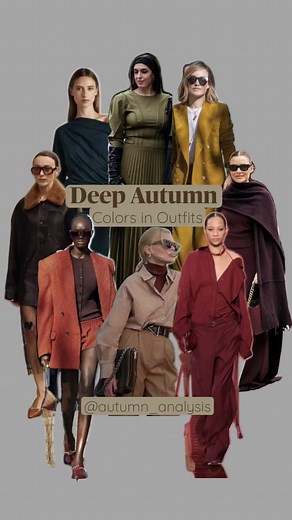 Deep Autumn Colors for Sophisticated Fall Outfits