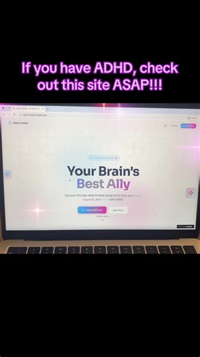 If you want tools that actually work with your brain, visit ADHD Copilot and skip the trial-and-error. ADHD Copilot lists some of the best resources for ADHD users all in one platform! Use it today! Visit adhd-copilot.lovable.app #foryou #explore #trending #adhdtiktok #productivity