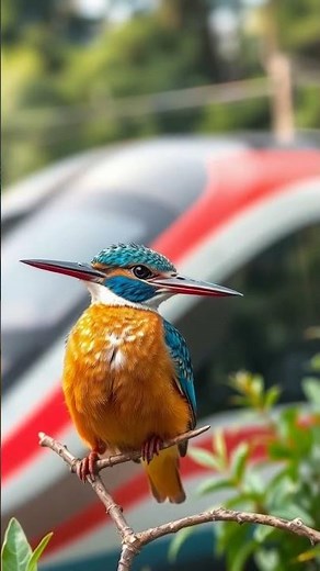 Which Bird Inspired Bullet Train Design?