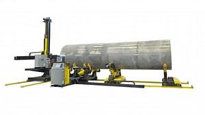 Automated Vessel Welding System (Growing Line) Demonstration With Laser Seam Tracking