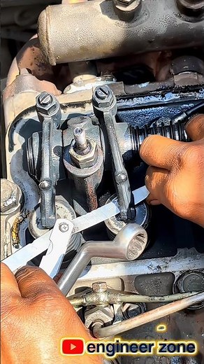 Perfect Engine Tappet Setting 🔧 | Diesel Engine Repair #Shorts