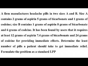 Lec-12 :LP Model Formulation | Example Problem : Linear Programming : Operations Research