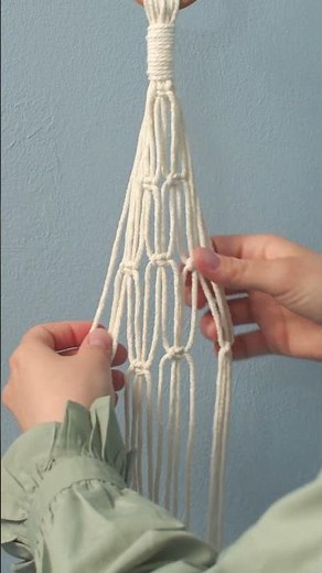 Make a macramé teddy hammock - DIY by Søstrene Grene