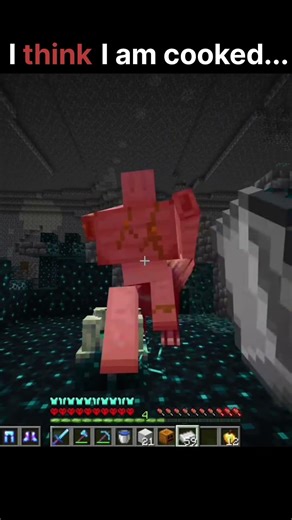 i think i am cooked #minecraft