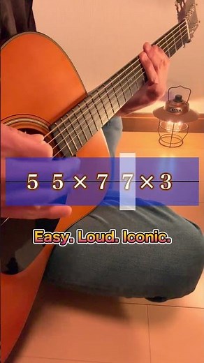 One string. I Love Rock ’n Roll.Easy to play. Groovy to feel.