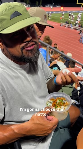 Chef Sheldon Simeon on Instagram: "Tonight’s game fuel: the concession stand’s finest natto bowl 🍚🔥 Would you go hot dog, nachos, or natto?"