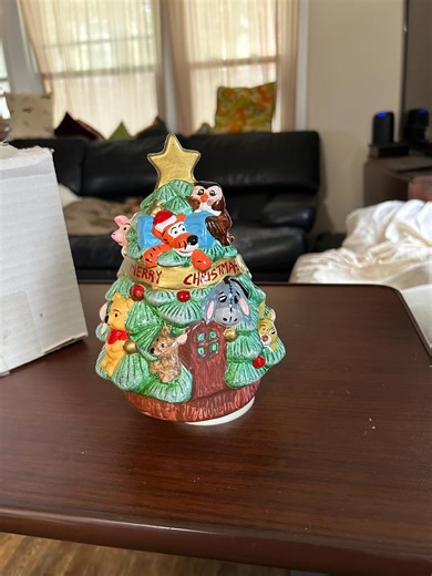 Vintage Walt Disney, Winnie the Pooh, Revolving Christmas Tree With Variety of Christmas Music - Etsy