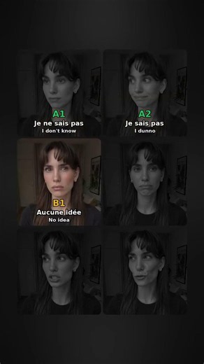 «Je ne sais pas» — how French really say it