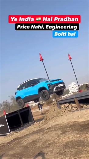 Car India News | Took the Tata Punch Turbo Facelift 2026 straight to an off-roading track and sent it flying. Not once, but two Punches jumping from serious... | Instagram