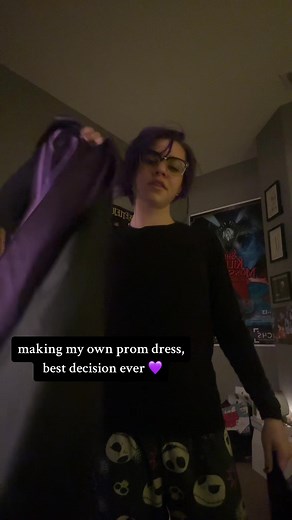 DIY Handmade Purple Prom Dress Sewing Process