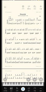 『简谱』Sincerely紫罗兰永恒花园片头曲