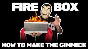 FIRE BOX 🔥MAGIC TRICK | HOW TO MAKE THE BOX 🪄 #tricks #magic #magictricks #foryou | The Mask Magic Tricks