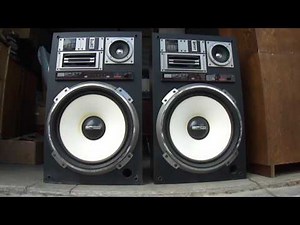 How work Vintage Sansui Z-77 four way speakers