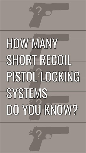 5 Pistol Locking Systems #gunmechanics #slowmotion #firearmeducation