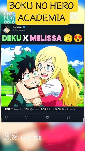 DEKU x MELISSA 🫣😍 | #myheroacademia #edit #mha #amv #anime