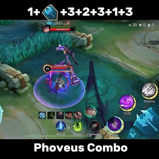 Revamped Phoveus Combo #mobilelegends #mlbb #tutorial #guide