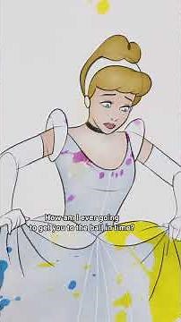 Cinderella Cartoon Comes To Life! 🖌| How Not To Draw | Disney Channel Animation