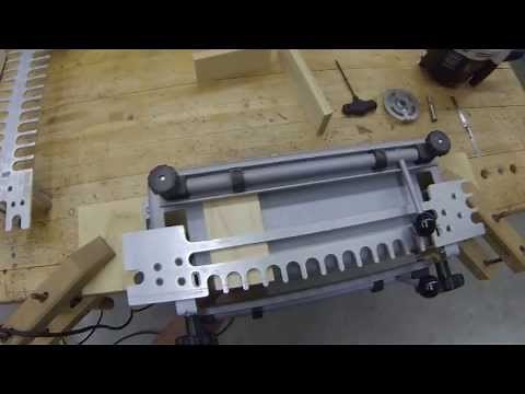Cutting Half Blind Dovetail, Box Construction- Porter Cable Jig, Festool Router