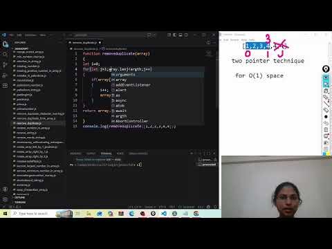Remove Duplicates in Array | Live Coding Logic