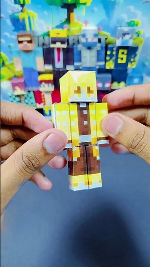 Minecraft Skins Paper Craft ✂️ Easy DIY”#papercraft DIY Zenitsu Paper Craft ⚡ Demon Slayer”
