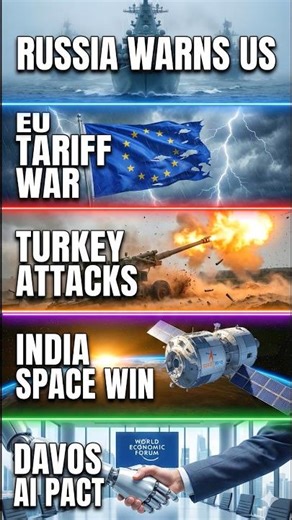 Top 5 Geopolitics:India’s Space Station Revealed🇮🇳🚀&Russia-US Standoff&Davos AI Pact!19 January 2026