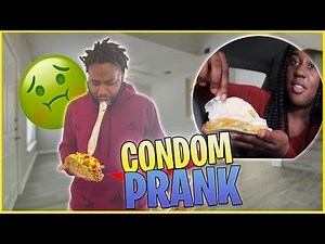 CONDOM IN FOOD PRANK ON HUSBAND *HILARIOUS*