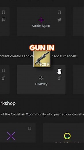 How to get a Crosshair for Each Weapon #crosshairx #fortnite #fortnitecrosshair #aimtraining